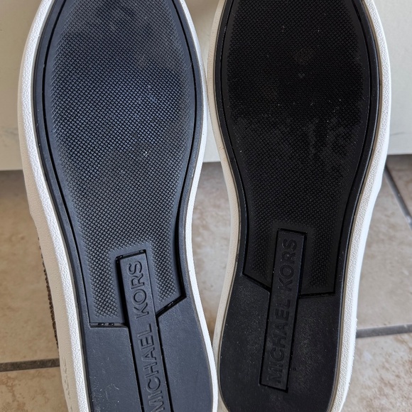 Michael Kors Keaton Slip-ons size 8.5 Bronze with Rhinestones - Picture 5 of 5